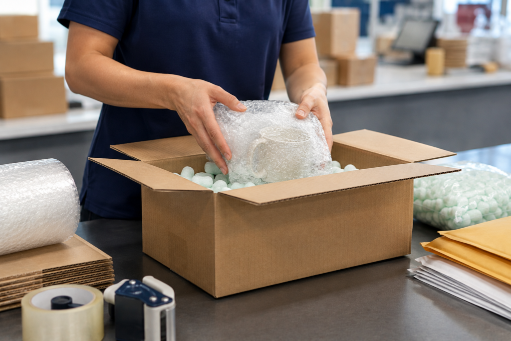 Careful Packing in the Warehouse