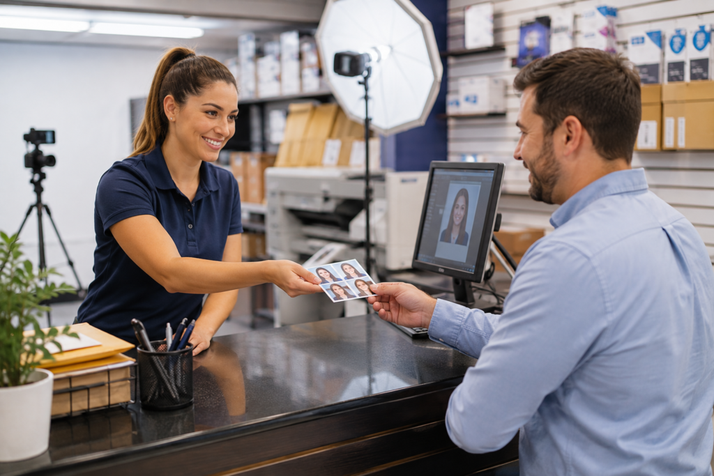 Friendly Photo Service Counter Exchange
